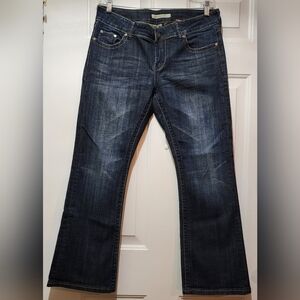 Stetson Women's Denim Blue Jeans - Size 14 Short Boot Cut